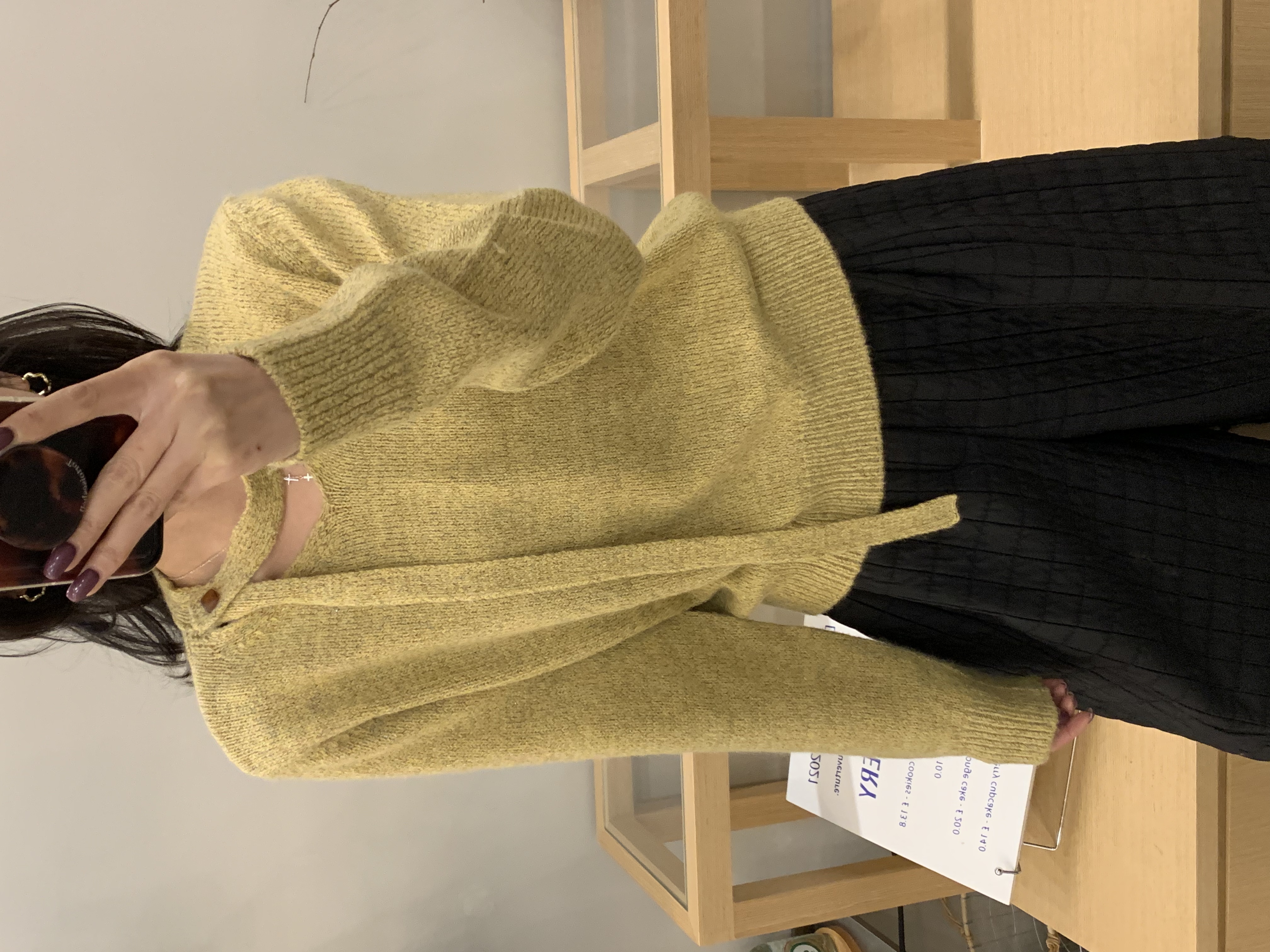 冬季针织厚款圆领女秋季毛针织衫开衫套头百搭长袖7508