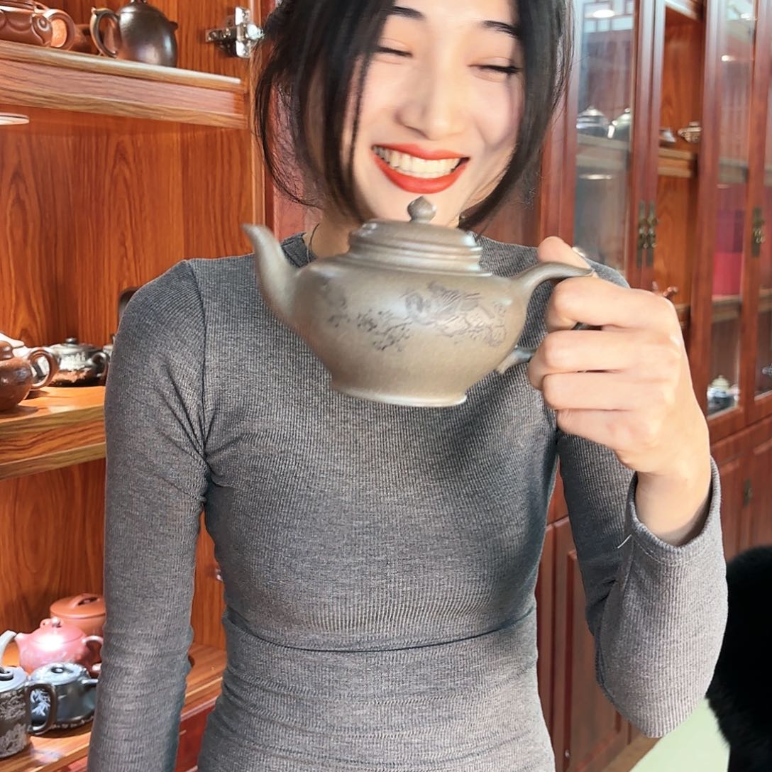 紫砂茶壶一壶李一壶李 320c