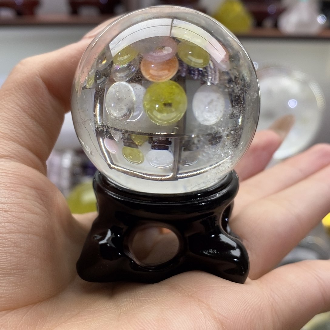 未镶嵌珠宝半成品水晶?****花水晶2