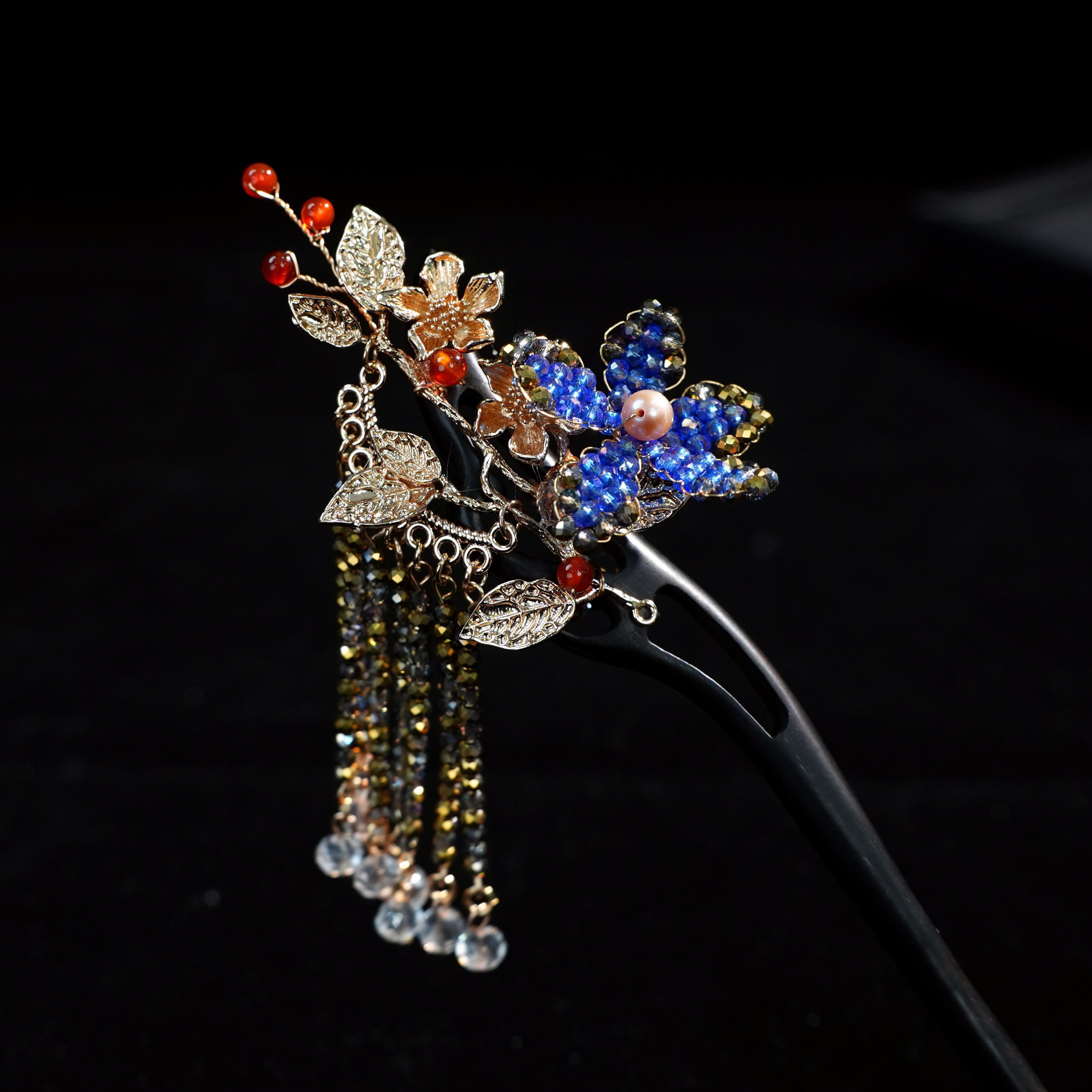 古悦倾城【温妤木簪】古风汉服发饰