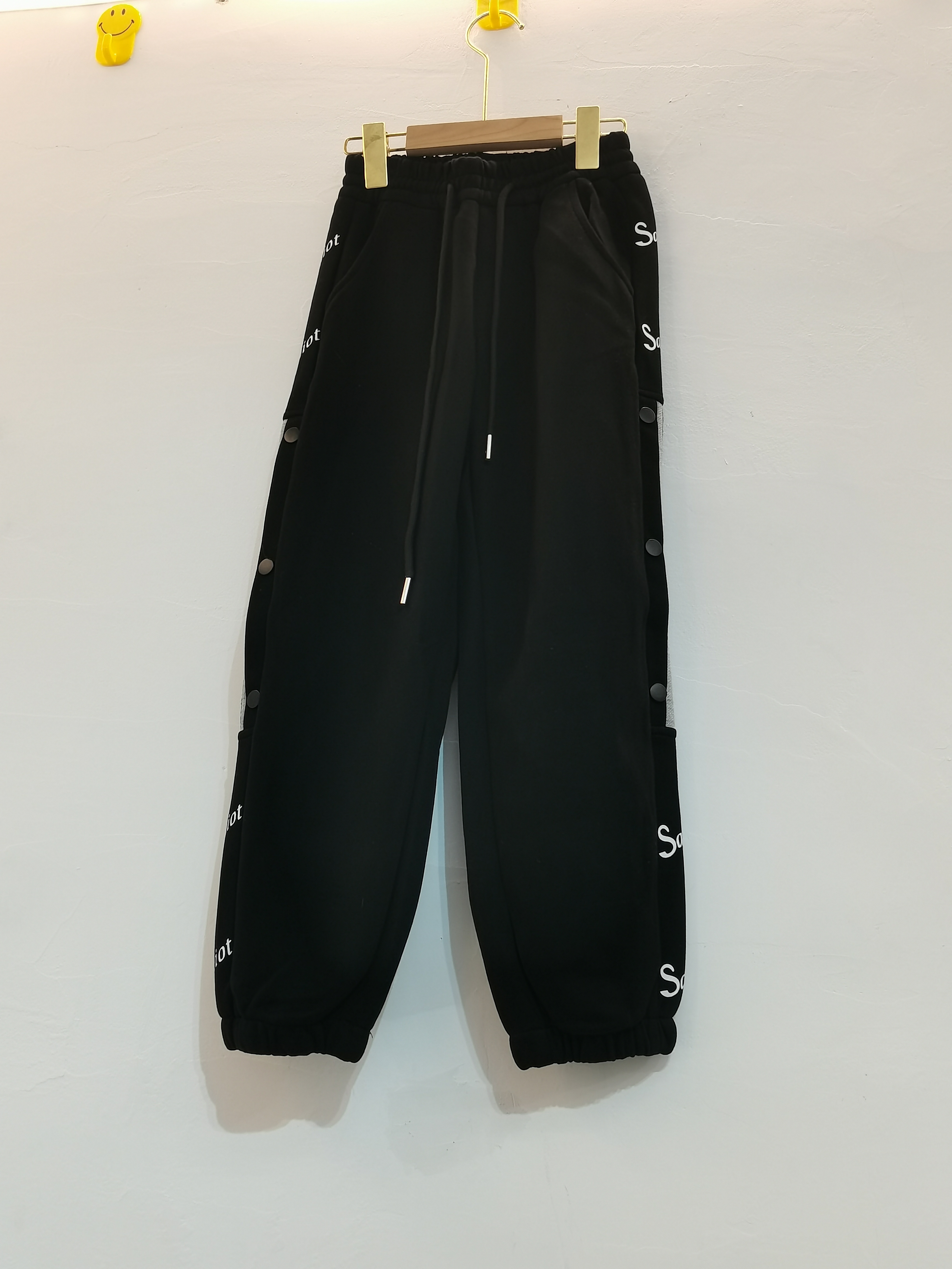 拾装彩衣   松紧带中大童休闲裤针织运动裤