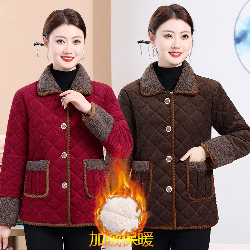 短款夹克女款牛仔衣秋季网红款爆款妈妈冬季秋冬外套加厚纯色百搭