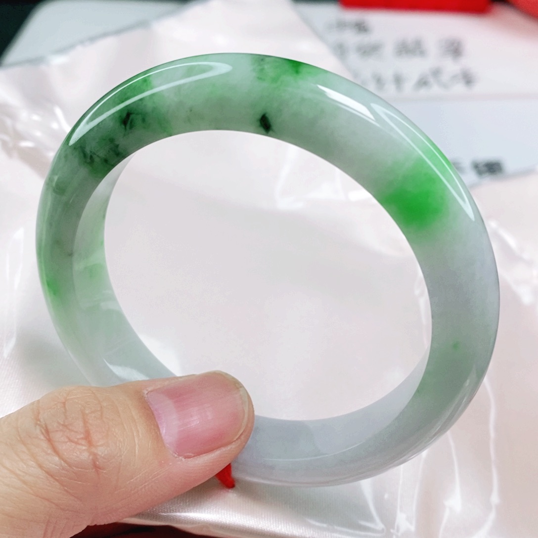 未镶嵌手镯翡翠55圈口