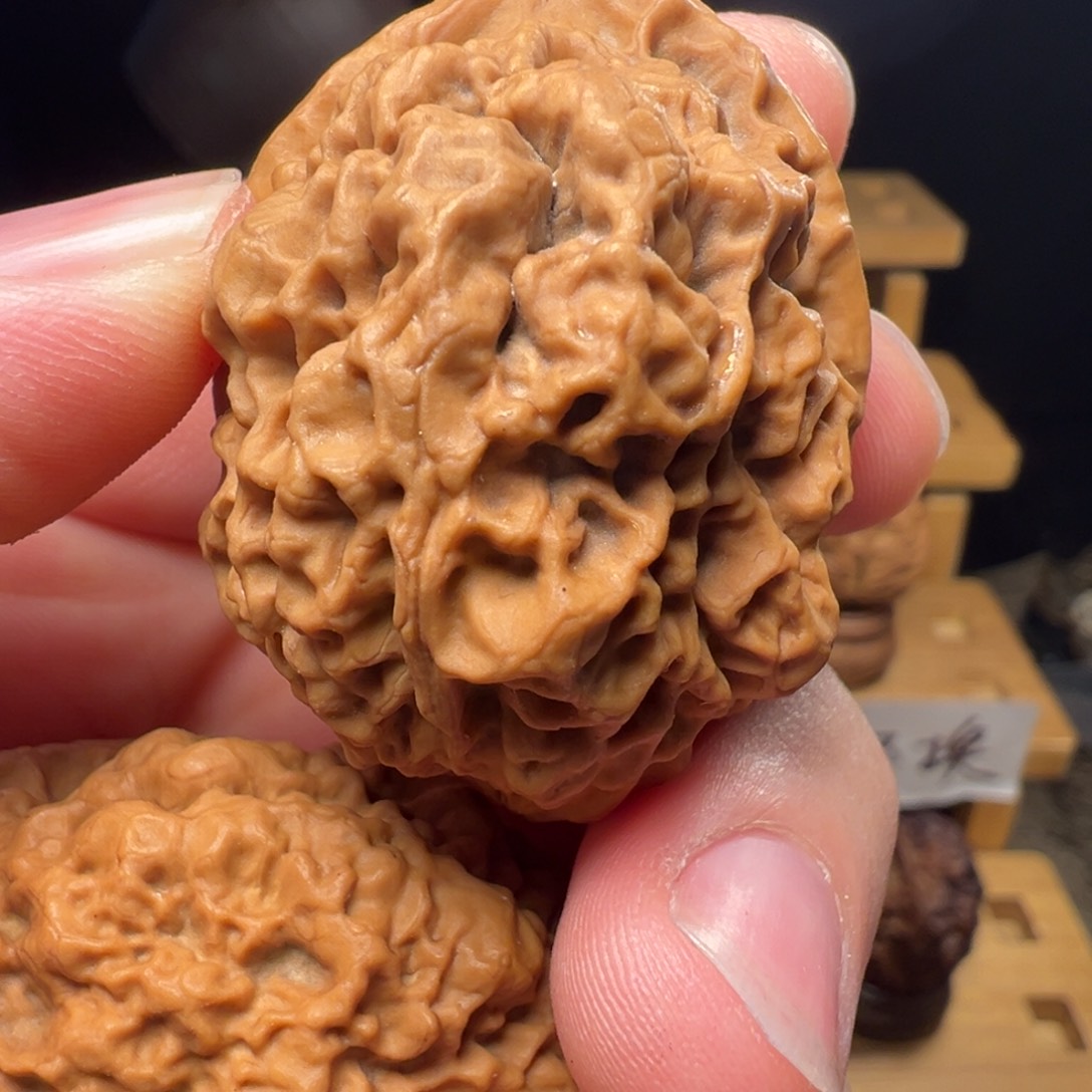 文玩核桃吊坠苍山古蟾42mm