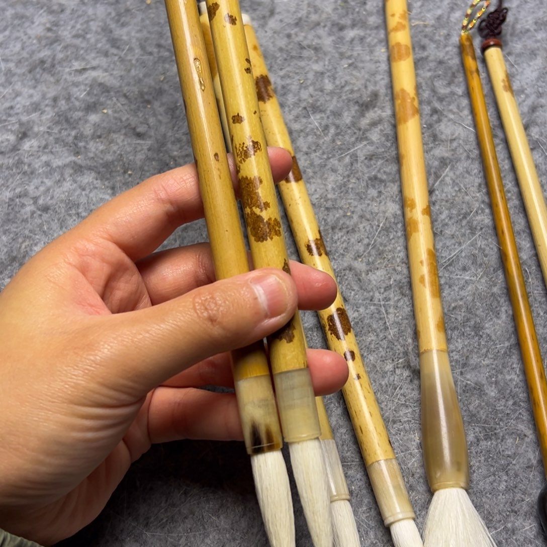 羊毫2只 出锋4.5 有根微瑕只能清水试笔