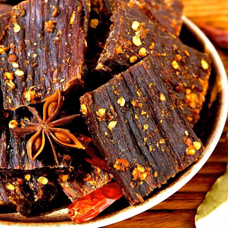 风干猪肉干 四川特产麻辣味嚼劲十足解馋猪肉条脯营养小零食