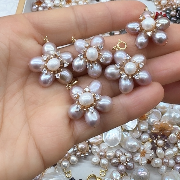 淡水珍珠颈饰银S925镶嵌