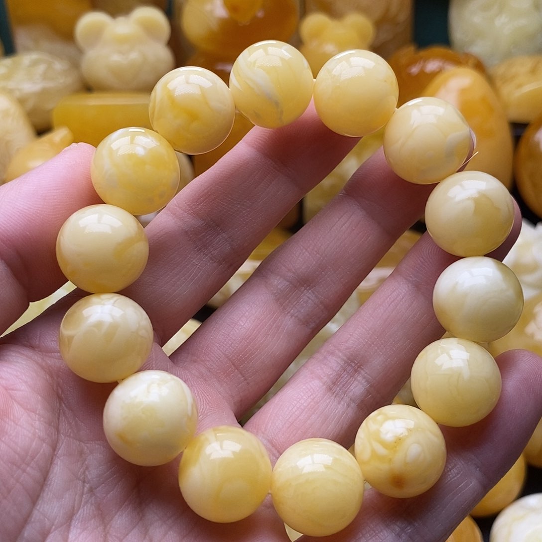 琥珀颈饰未镶嵌琥珀蜜蜡吊坠