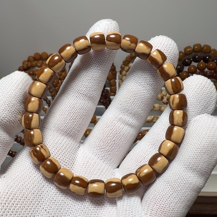 紫金鼠手串手串紫金鼠 紫金鼠实心花皮老型手串8