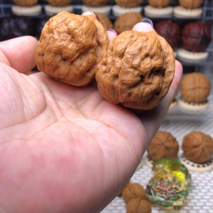 把件文玩核桃41肌肉金蟾38尺