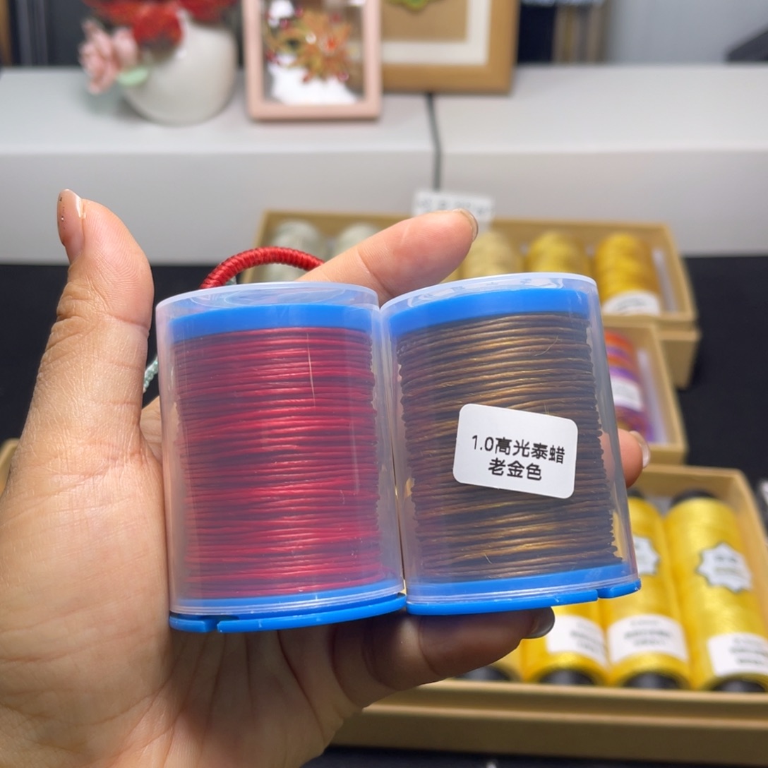 腈纶1.0高光泰蜡中国红 老金色