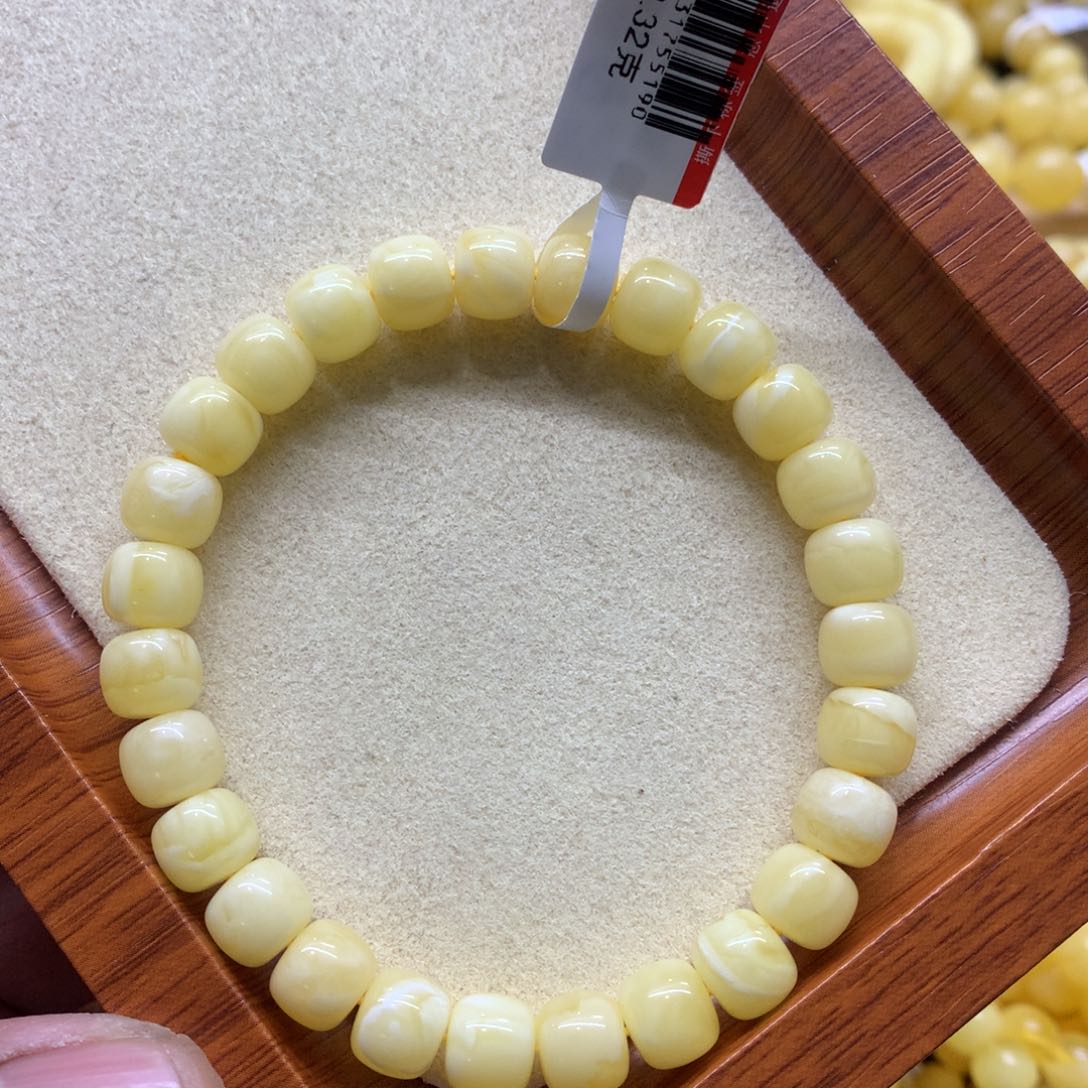 蜜蜡手链未镶嵌蜜蜡