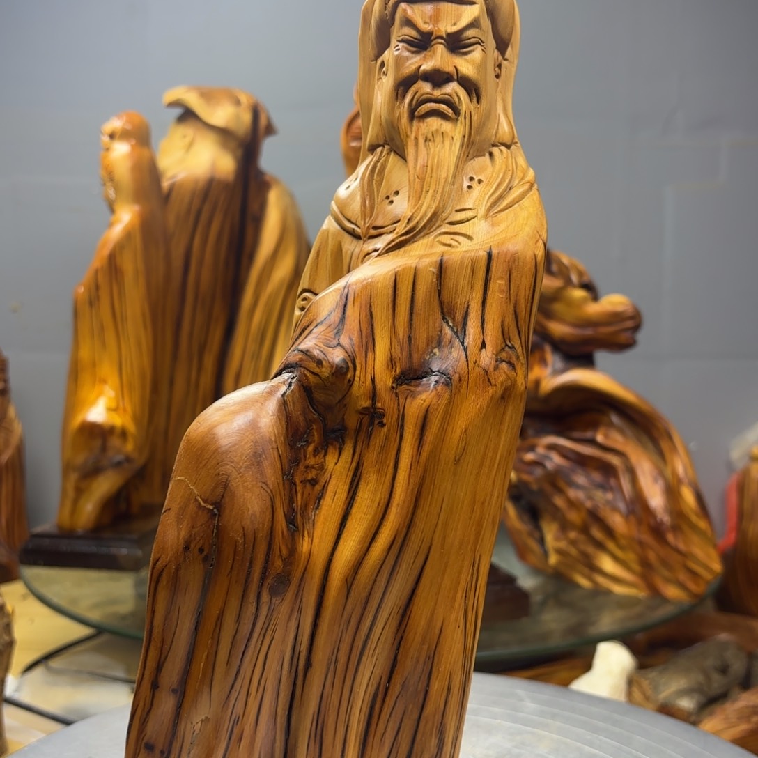 核桃木/黑胡桃（胡桃木）崖柏摆件66666666666