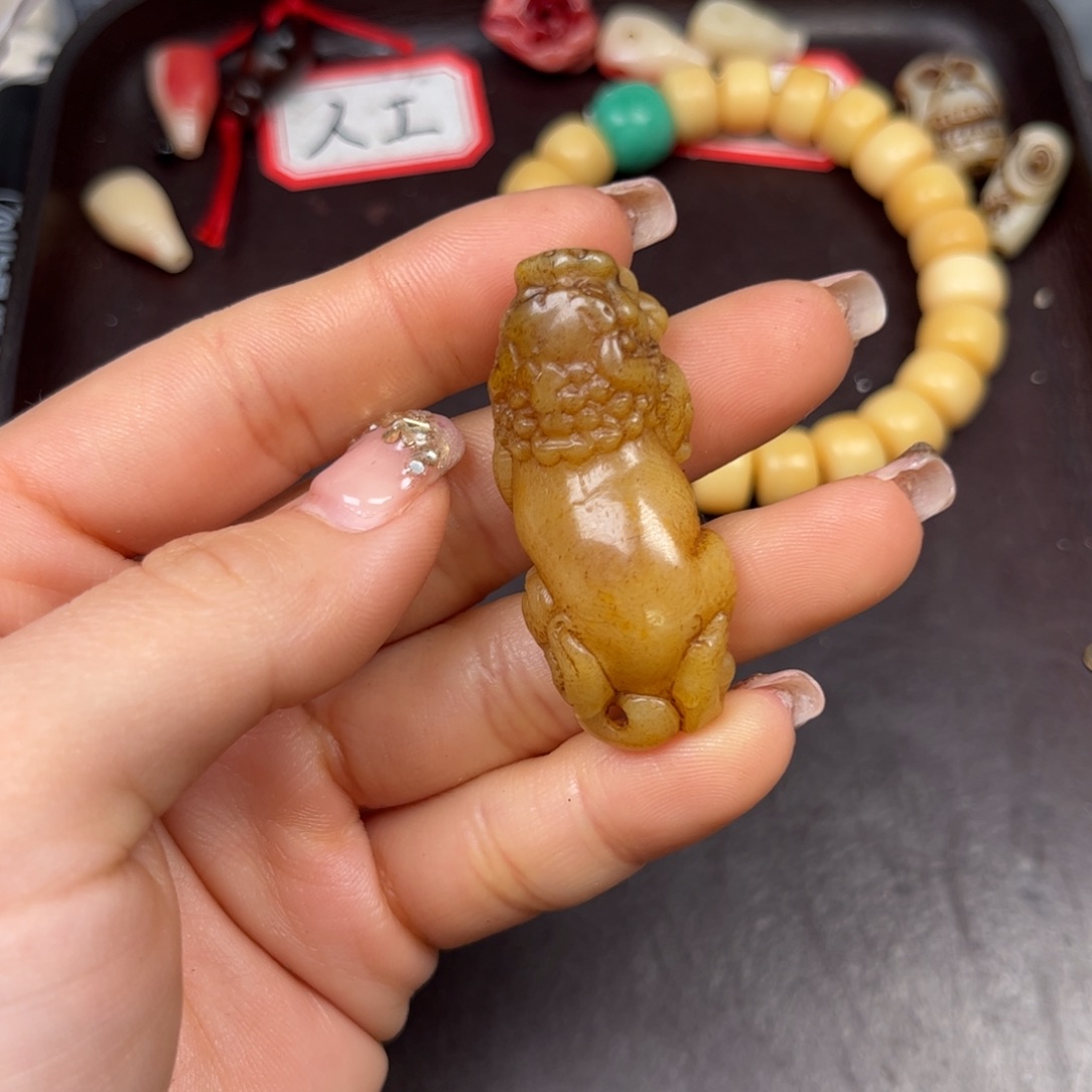 聊***娟驼骨手串/手链编号65打包18个