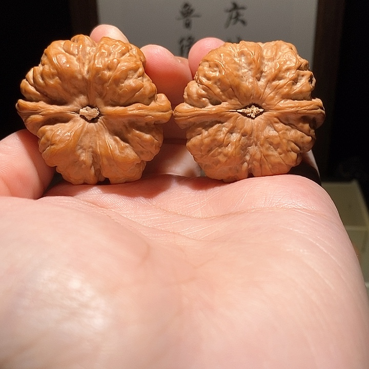 核桃把件黄蛤蟆头核桃