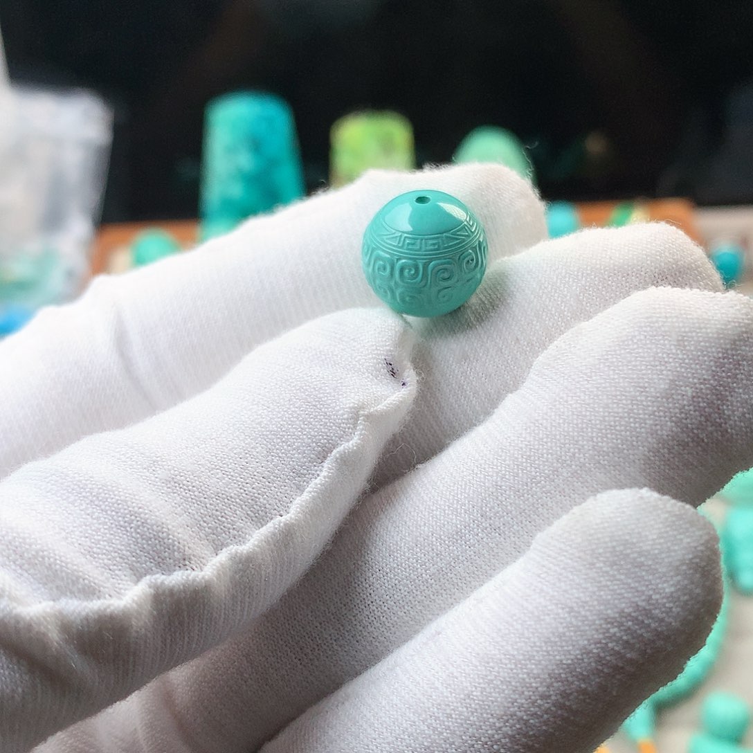 湖北原矿13mm回纹珠