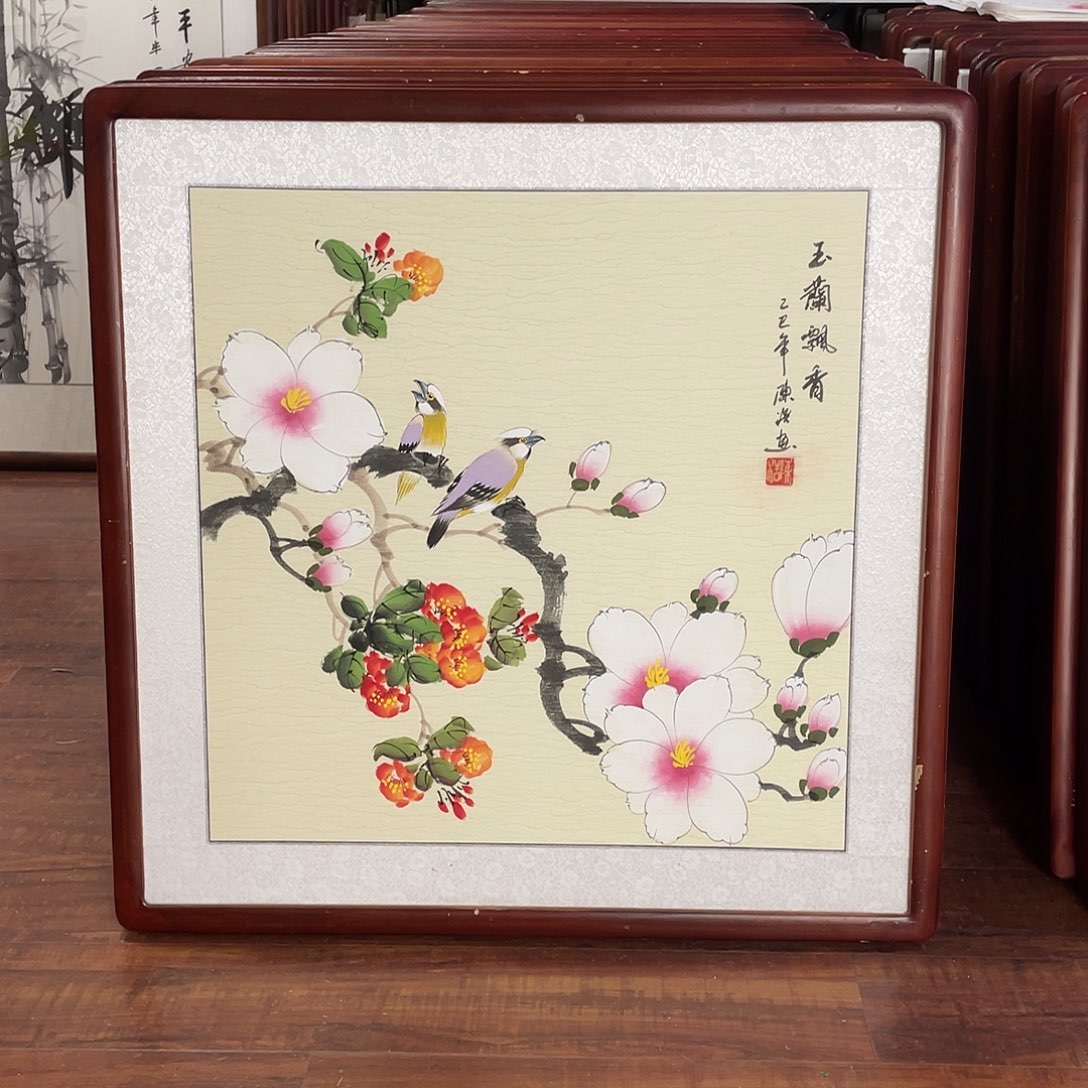 国画带框尺寸63*63厘米