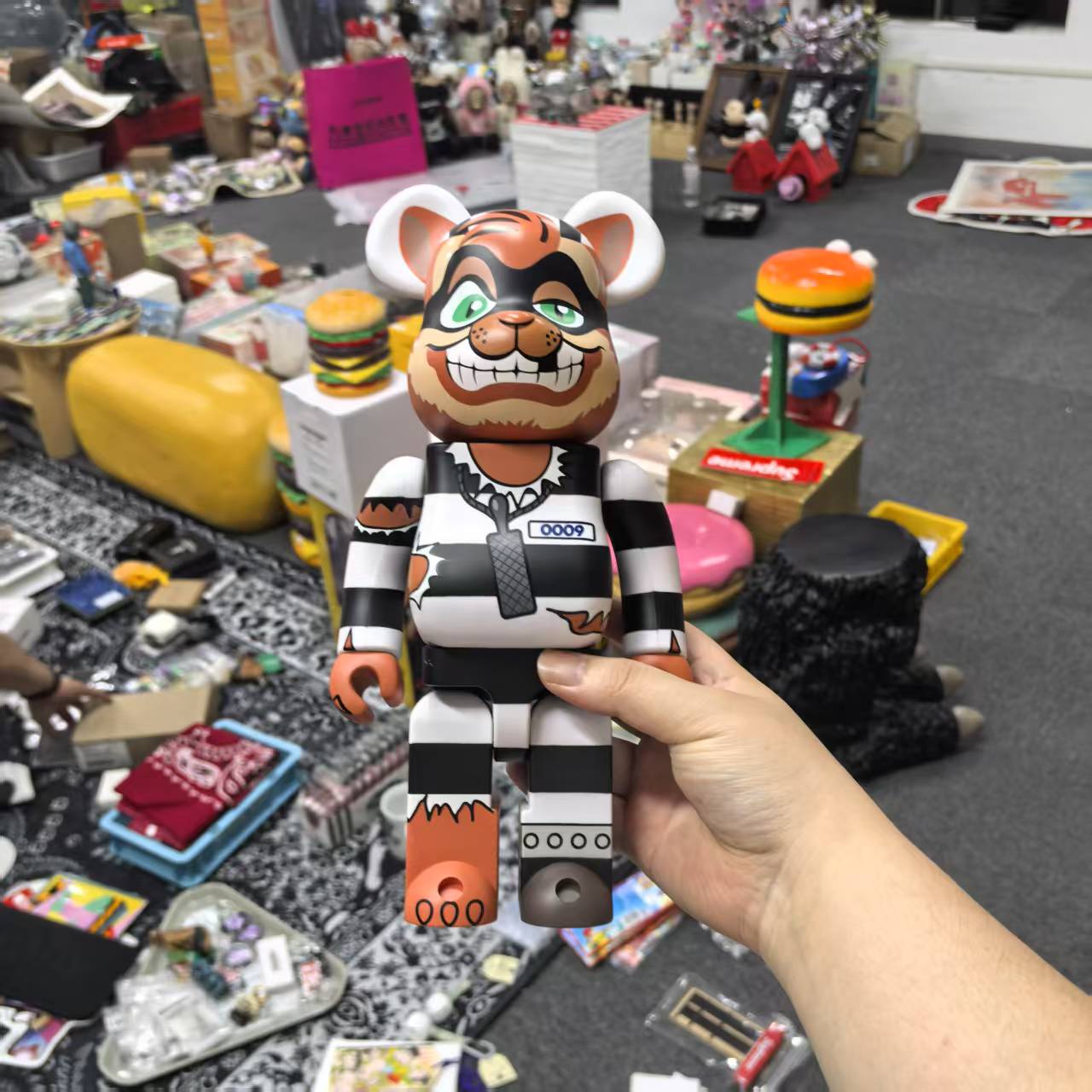 【山】bearbrick 积木熊 忍者神龟 监狱猫 400% 潮流玩具