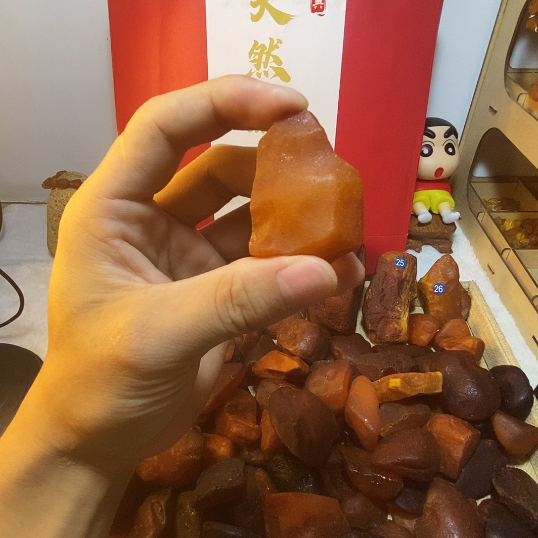 裸石琥珀未镶嵌蜜蜡