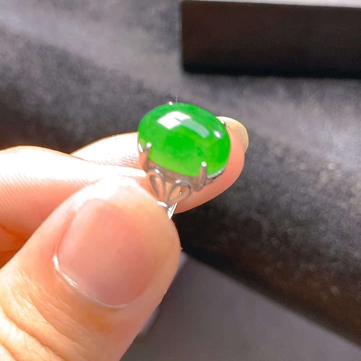 【闪购商品】翡翠银S925镶嵌颈饰翡翠