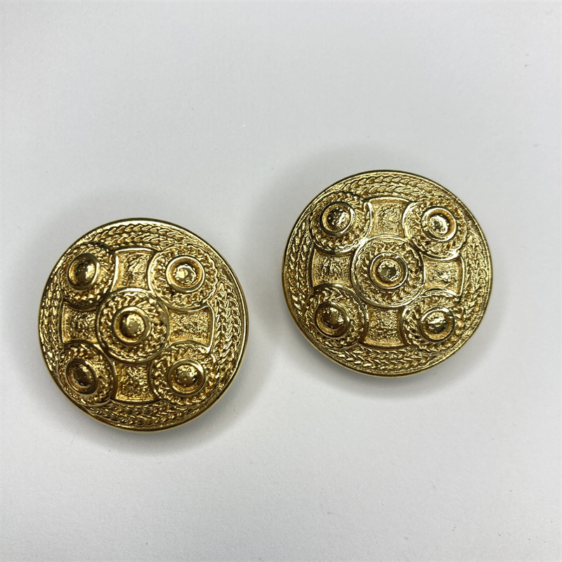 合金耳饰 刻纹耳环1-5【2061228-017】