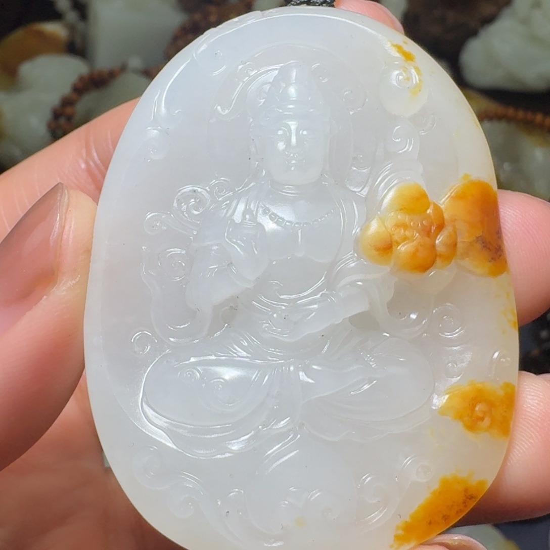 和田玉（糖玉）未镶嵌挂件