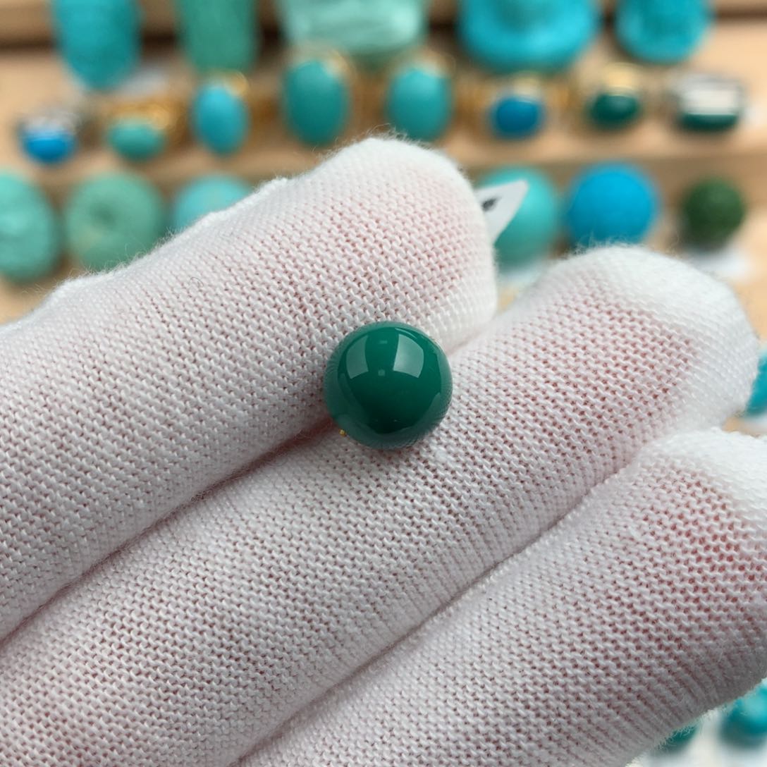 绿松石配饰未镶嵌8.8mm