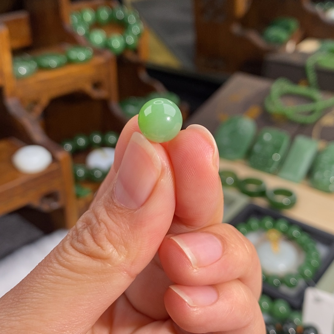 和田玉（碧玉）手链未镶嵌