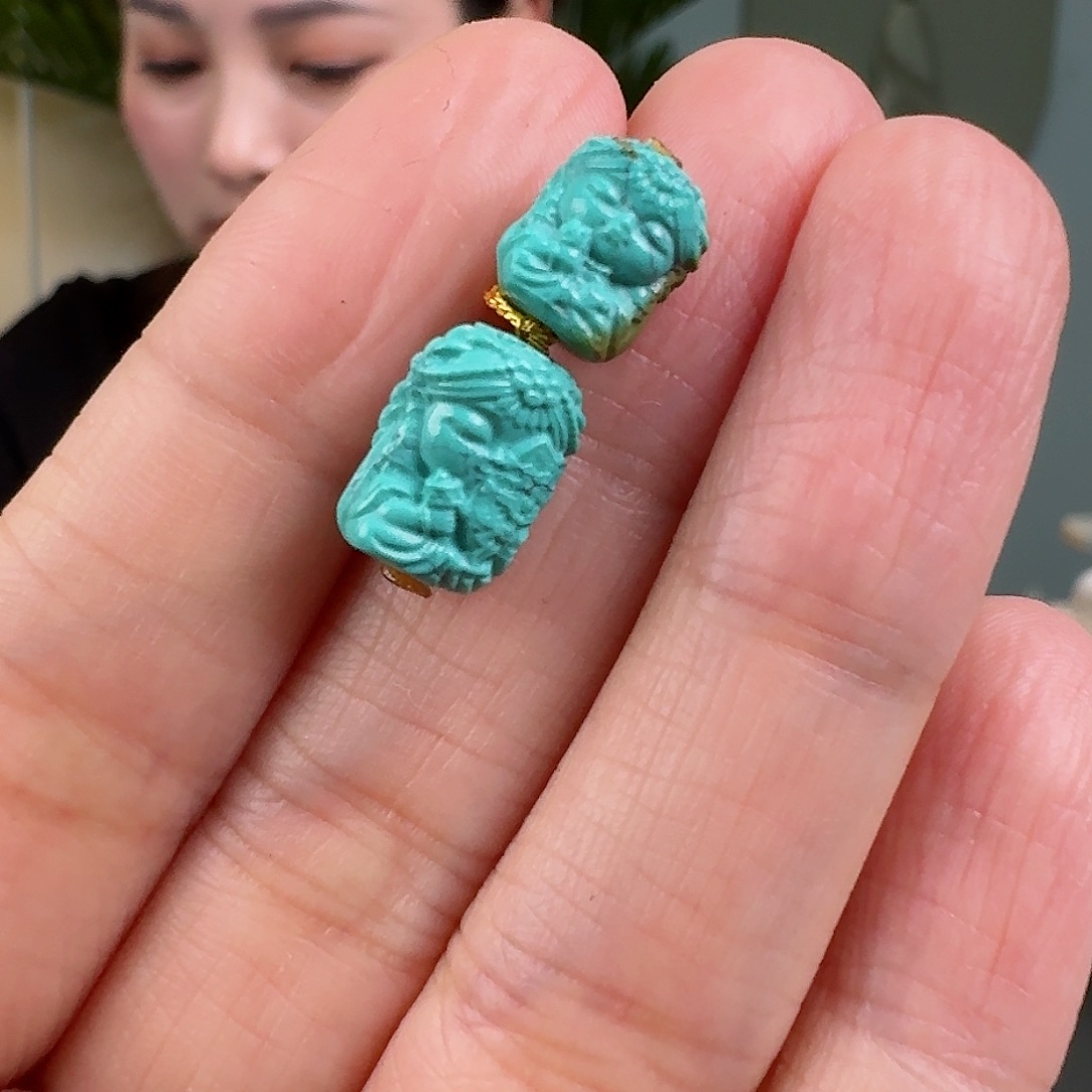 绿松石珠宝奇石未镶嵌