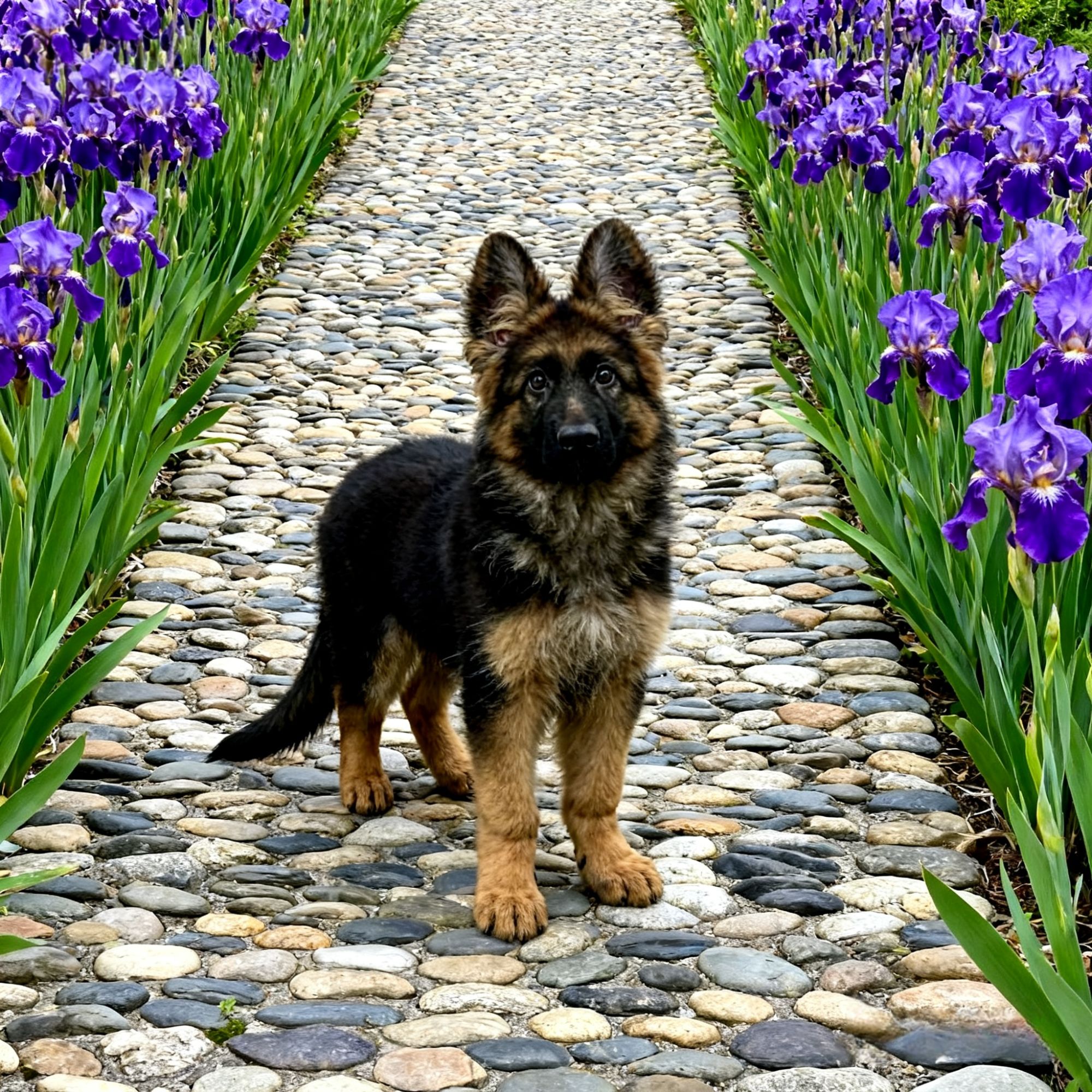 德牧幼犬活体幼宠便宜真狗聪明狼狗活物看家犬大型犬弓背平背家养