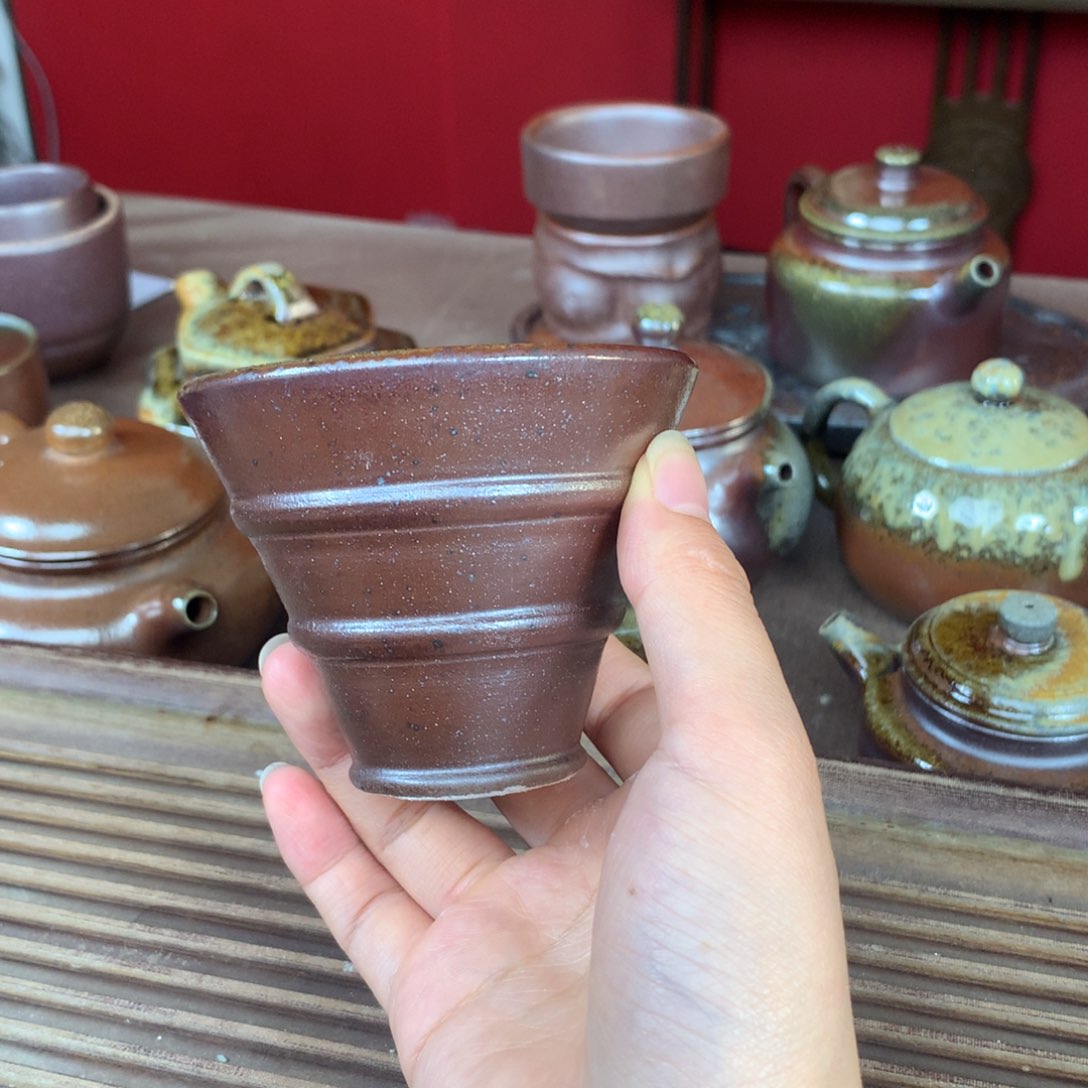 茶壶紫砂纯自然柴烧