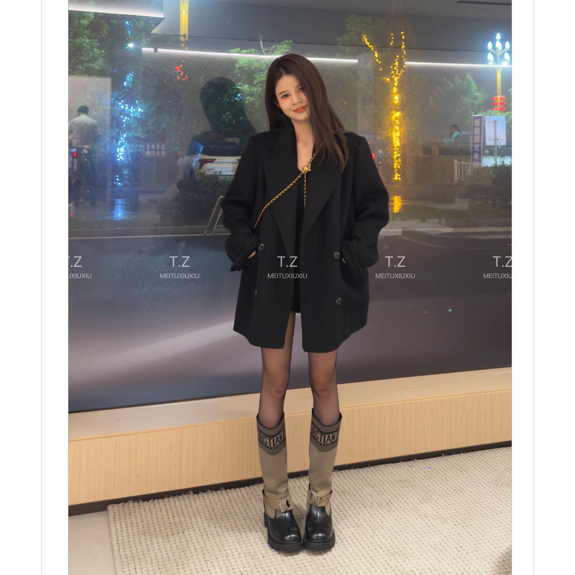 【婷子定制】~150小个子改版冬款双面绵羊毛外套9506【不能机洗水洗】