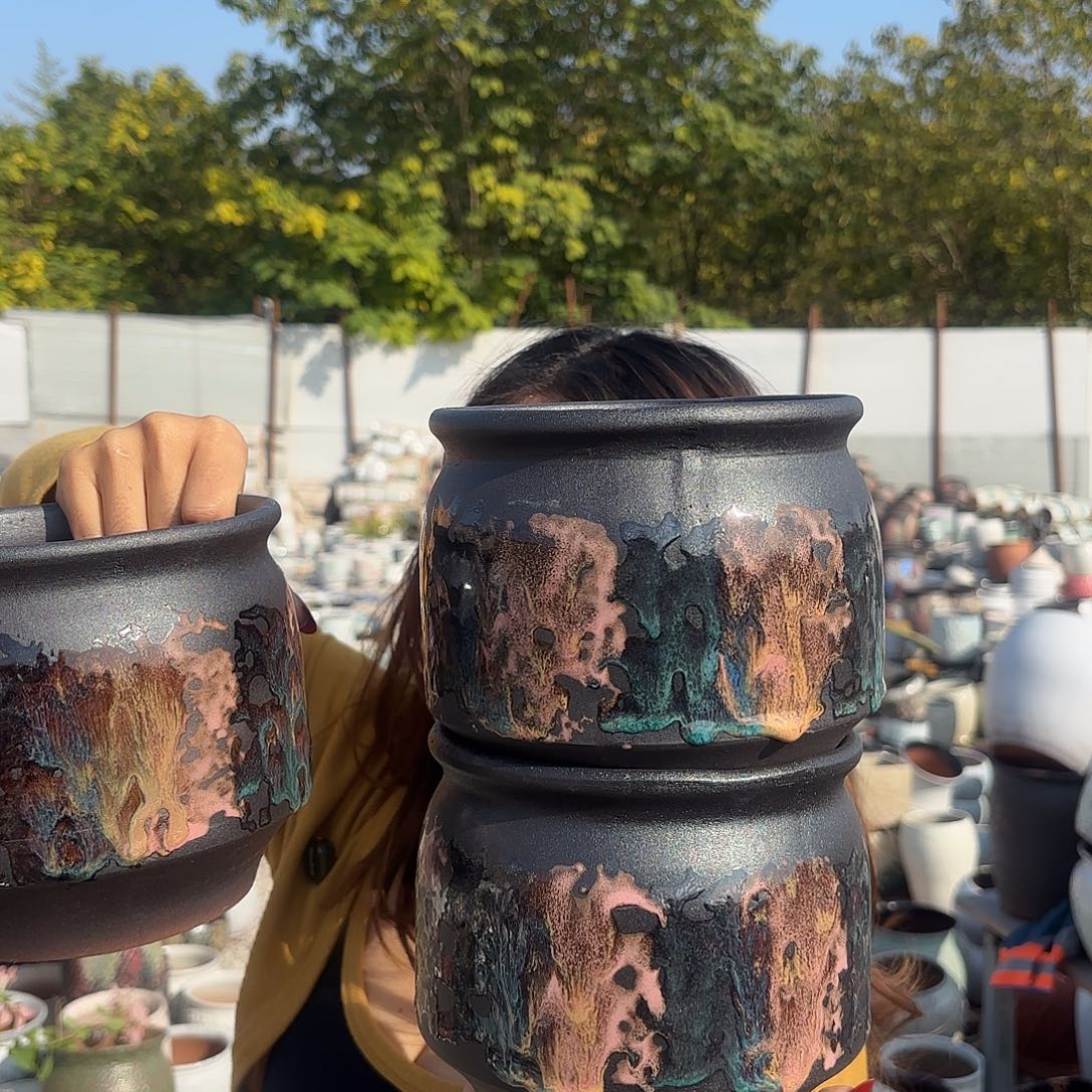 口径15高15三个油画