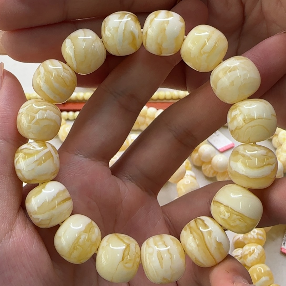 未镶嵌琥珀手链蜜蜡