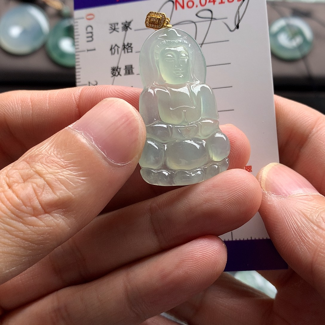 翡翠未镶嵌颈饰吊坠