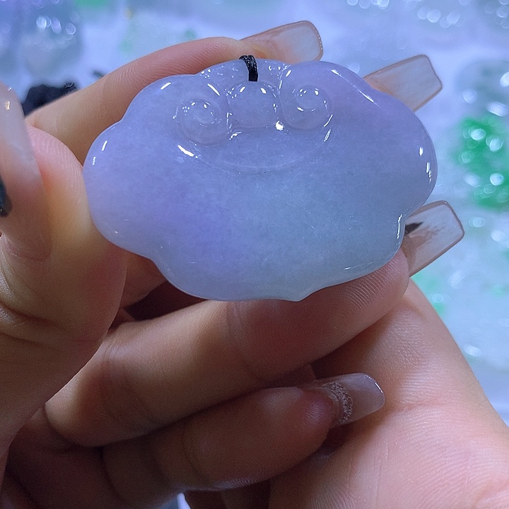 颈饰未镶嵌翡翠天然翡翠A货吊坠