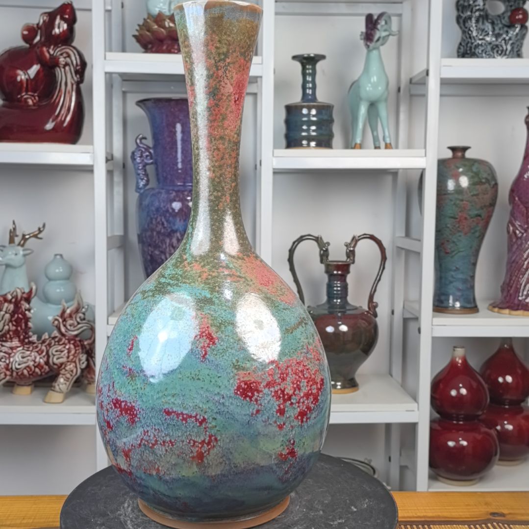 摆件钧瓷摆件神后镇钧瓷