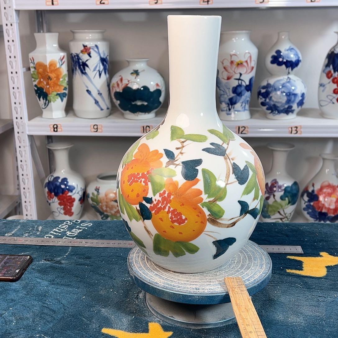 摆件景德镇陶瓷天石