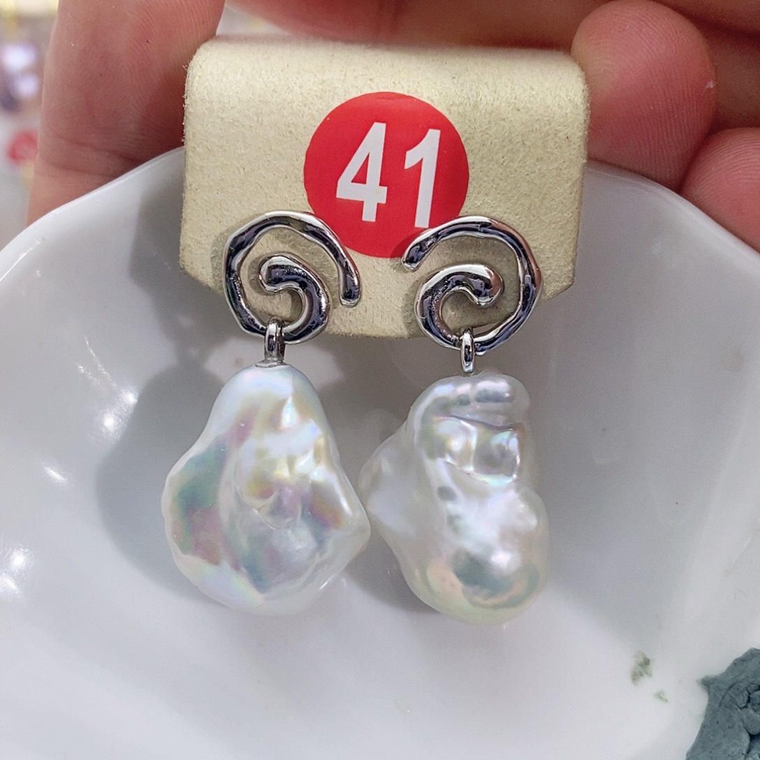 淡水珍珠银S925镶嵌颈饰N***发