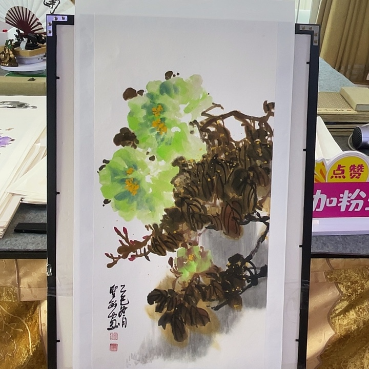 国画张圣敏先生纯手绘作品