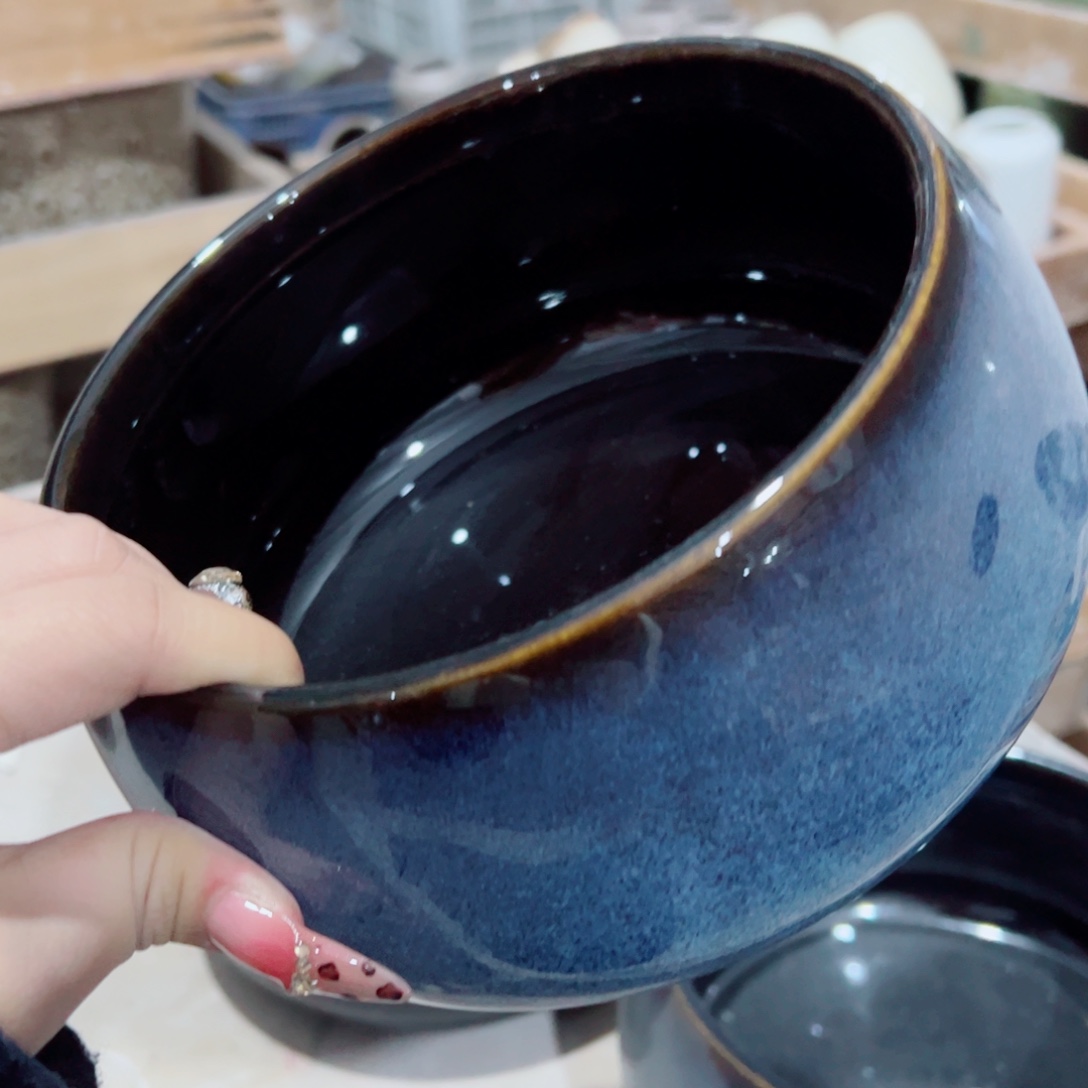 有孔，陶瓷花盆满10米包邮发货