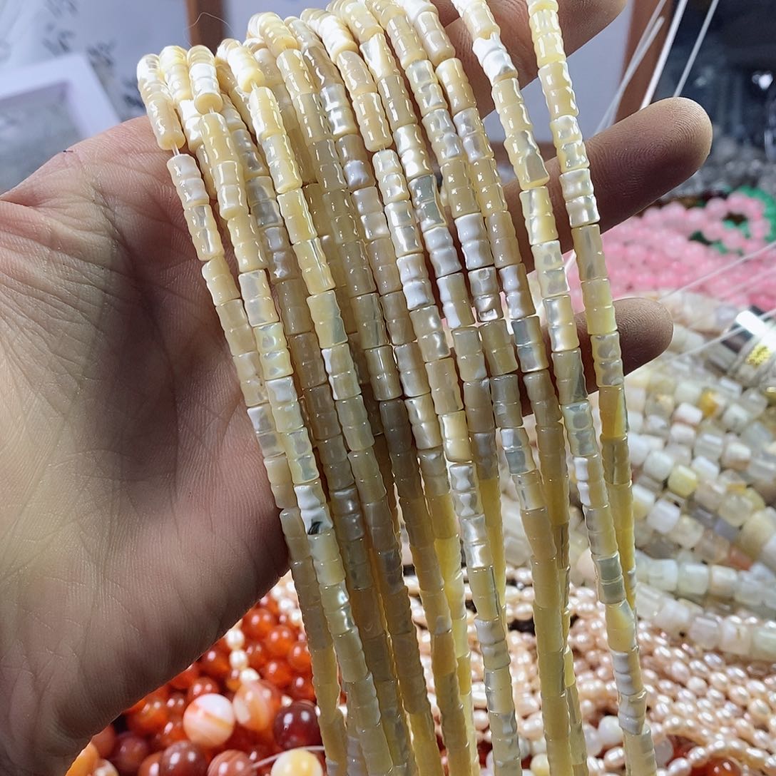 玛瑙/玉髓珠宝半成品未镶嵌一条天然4.5×9马蹄螺节节