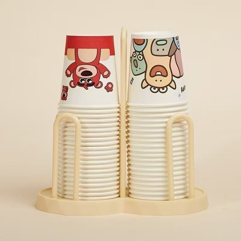 (到手100只)2包*50只240m1卡通纸杯