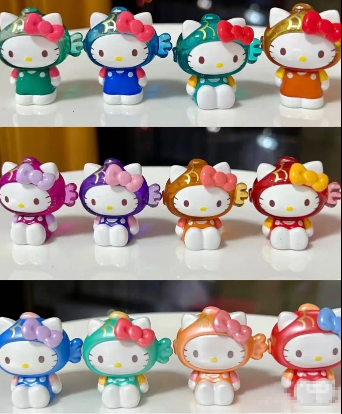 Hello Kitty喜遇锦鲤系列萌趣豆潮玩萌粒