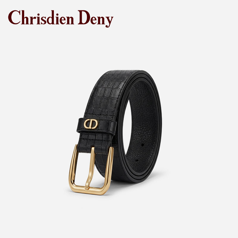 Chrisdien Deny 男士皮带商务通勤真皮时尚出行腰
