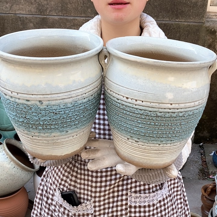 紫砂花盆正品口18高22