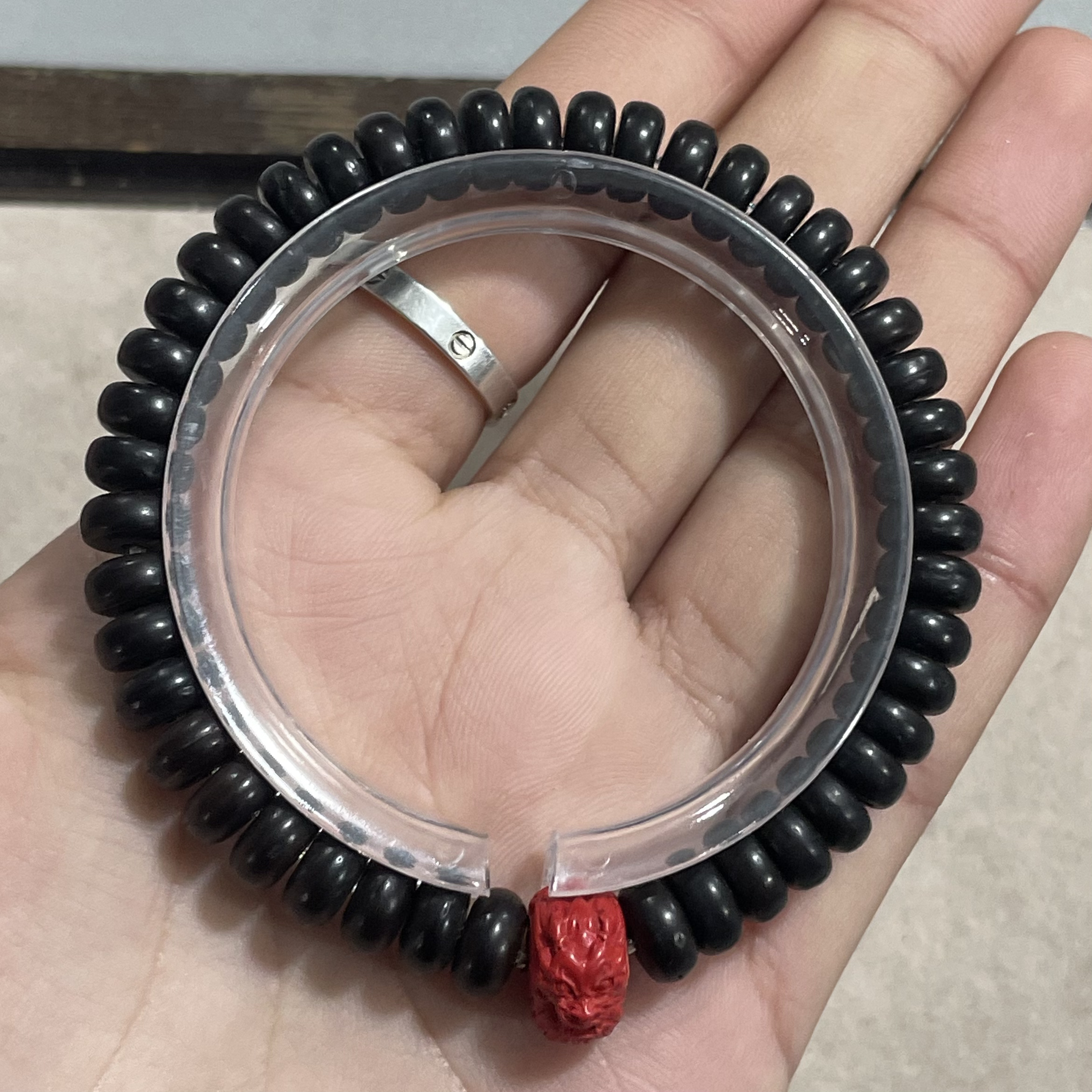 B785原生态椰蒂卡0.8cm单圈手串