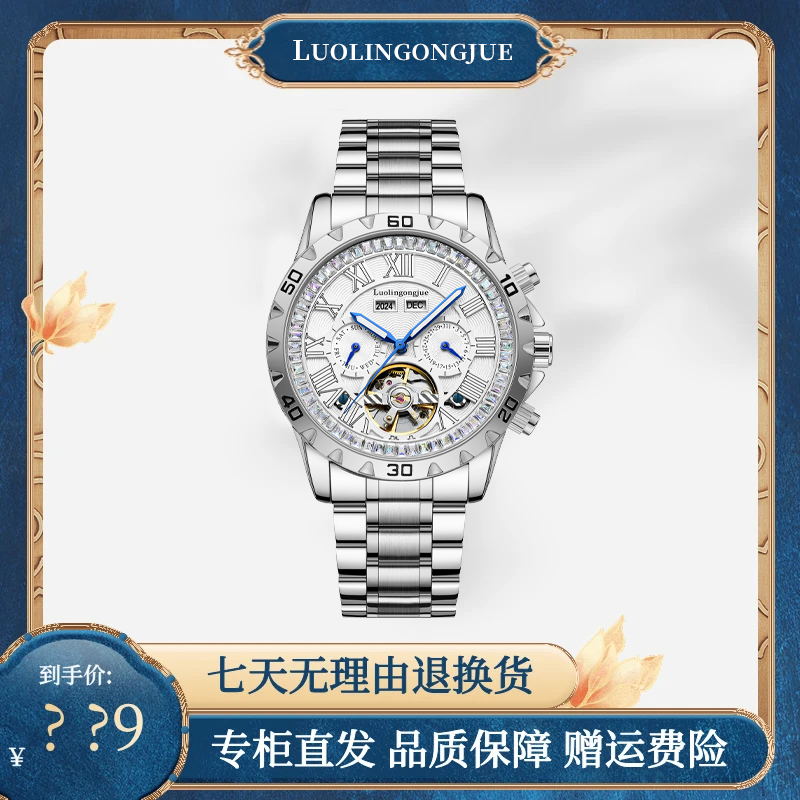 【专柜直发】月相大师独造系列/月相大师万年历全自动机械表-1913