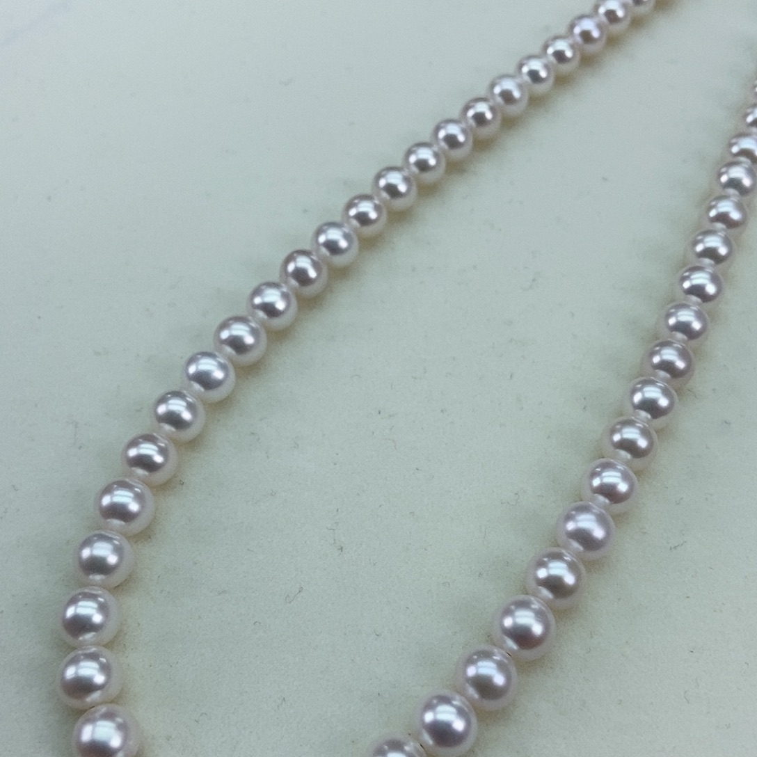 淡水珍珠7/8极强光干净白亮银S925镶嵌