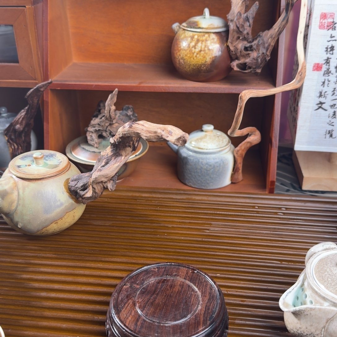 稀***图景德镇纯手工陶瓷柴烧孤品